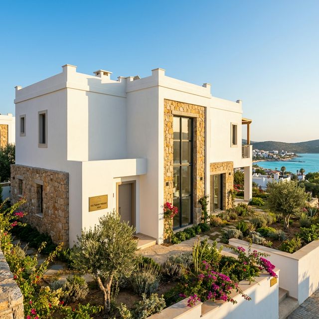 Çeşme Yarımadası villa inşaat projesi - Urla yapı malzemeleri tedariki