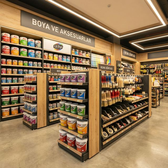 Urla boya malzemeleri - iç cephe dış cephe boya reyonu